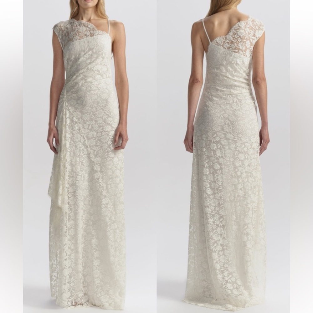 ALC Gia Lace Gown in Ecru